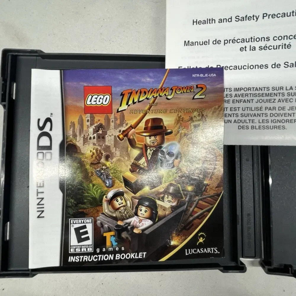 LEGO Indiana Jones 2: The Adventure Continues Complete in Box CIB - Nintendo DS